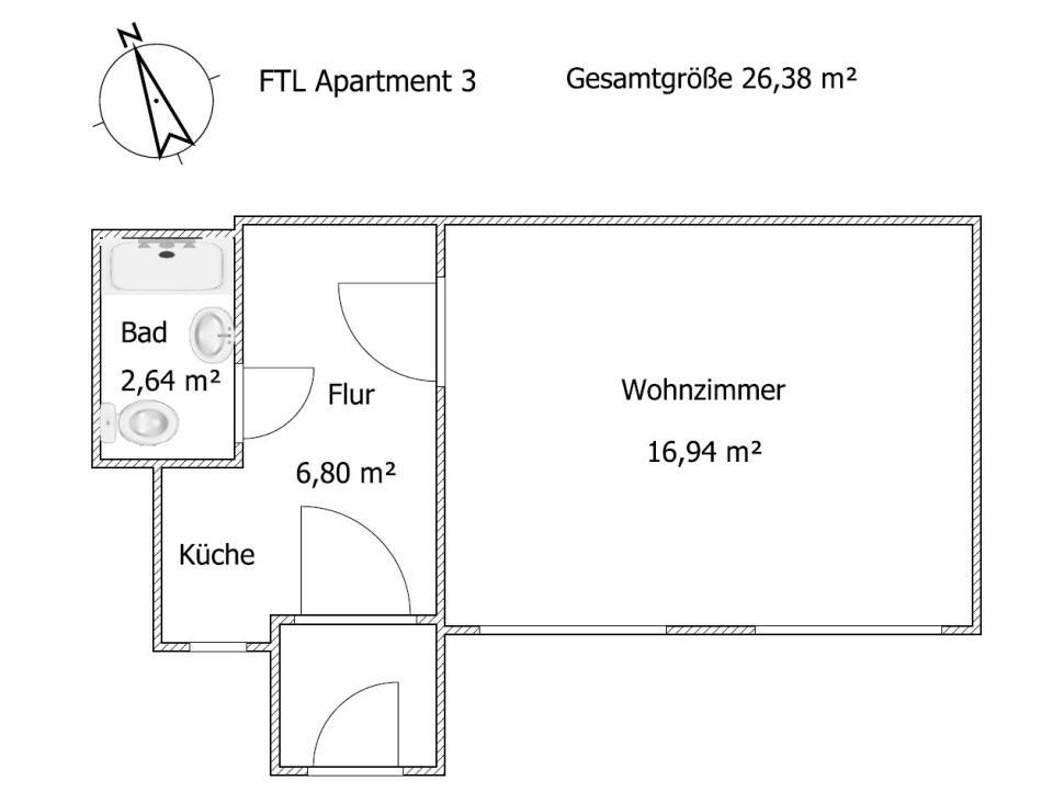 Monteur - Budget Apartments Freital Bilik gambar